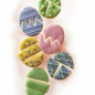 Easter Egg Puzzle Cookies