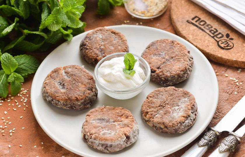 1. Этап. Сырники с какао: Приятного аппетита!