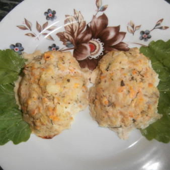 Рыбные котлеты из трески в духовке