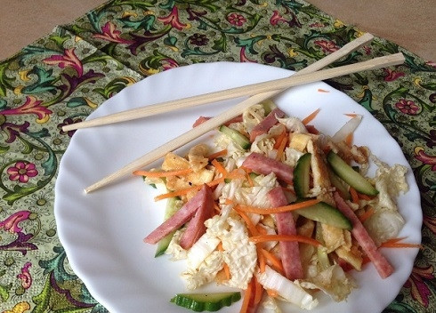 1. Этап. Пекинский салат: Приятного аппетита!