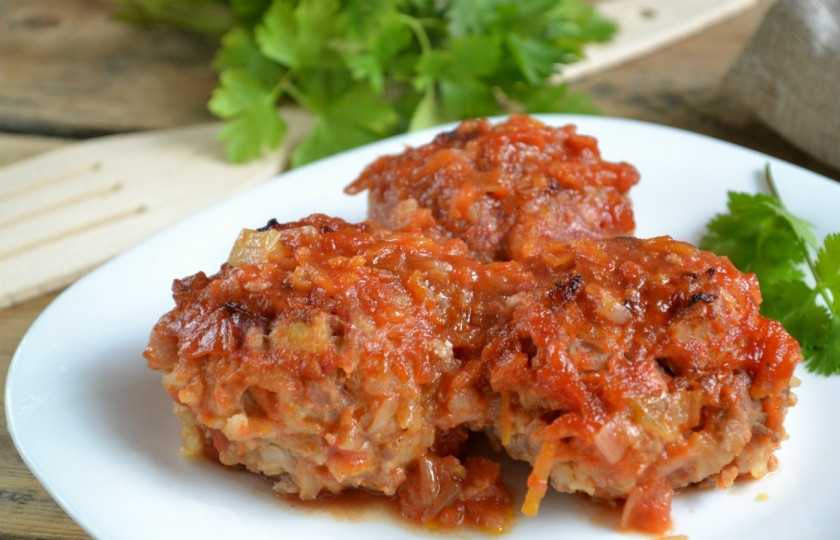 1. Этап. Ежики с подливкой: 