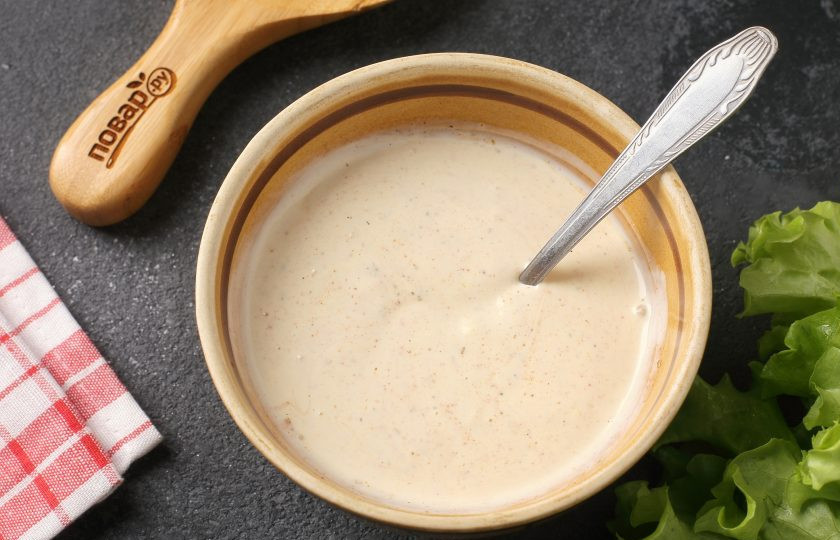 1. Этап. Настоящий соус для шавермы: Перемешайте всё ещё раз до однородного состояния. Настоящий соус для шавермы готов.