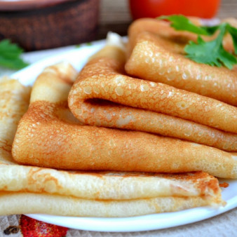 Блины на сыворотке