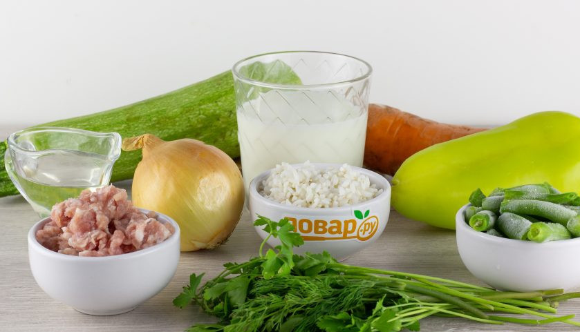 1. Этап. Скандинавское рагу с фрикадельками Молочное: Подготовьте все необходимые ингредиенты. Овощи помойте и очистите.