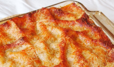 1. Этап. Постная лазанья: 11. Постная лазанья готова! Нарезайте и подавайте! Приятного аппетита!