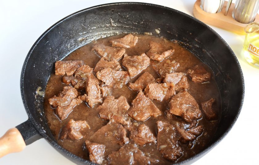 1. Этап. Говядина в гранатовом соке: 5. Говядина в гранатовом соке готова, пробуйте!