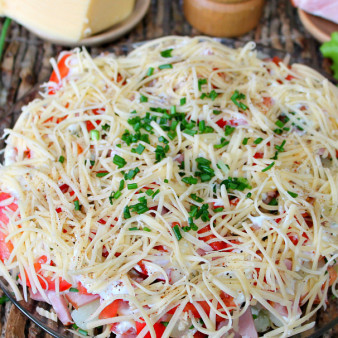 Салат Три мушкетера