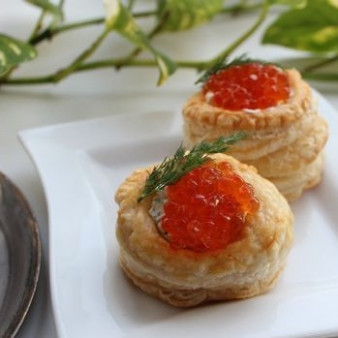 Волованы с икрой