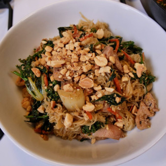 Huauzontle Chicken Pad Thai