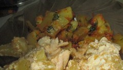 1. Этап. Курица с ананасами в мультиварке: 5. Выбираем режим 