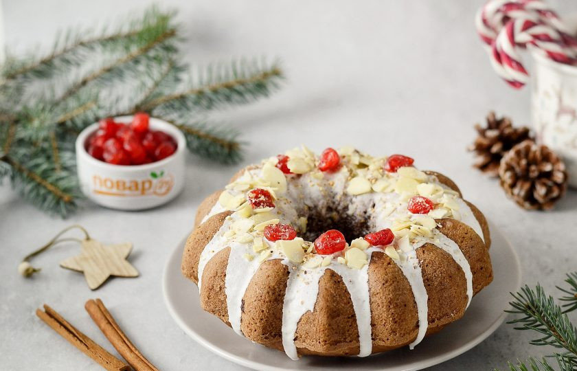 1. Этап. Постный рождественский кекс: Постный рождественский кекс готов, приятного аппетита!