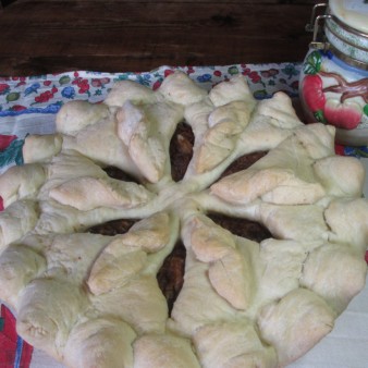 Lenten cabbage pie