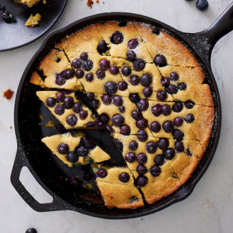 Cast-Iron Blueberry Cornbread