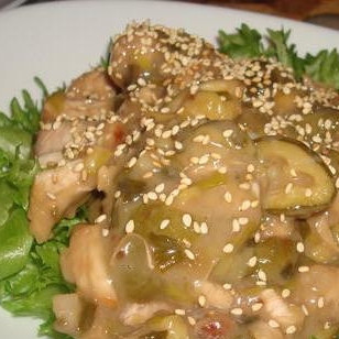 Курица с фейхоа