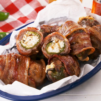 Bacon Wrapped Armadillo Eggs