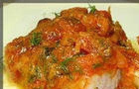 1. Этап. Треска с морковью и луком: Треска с морковью и луком готова! Посыпать зеленью и можно подавать к столу.