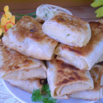 Лаваш с пюре