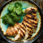 Grilled Chicken with Yogurt Garlic Marinade