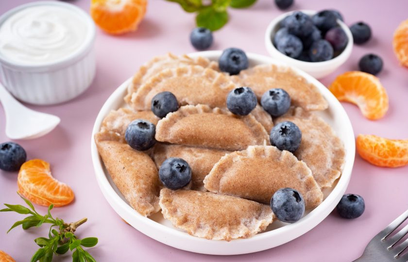 1. Этап. Диетические вареники: Приятного аппетита!