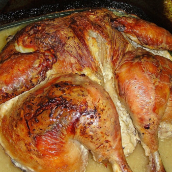 Курица в йогурте в духовке