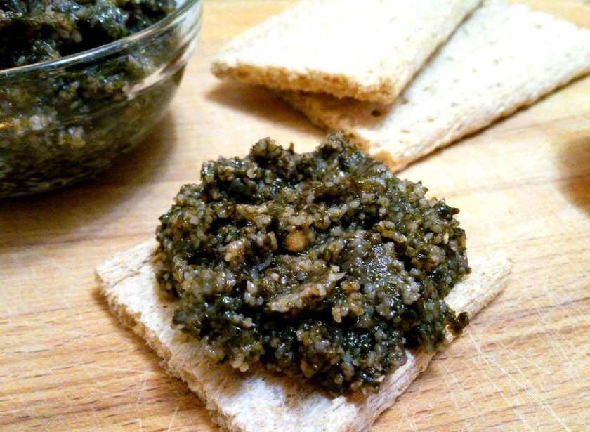 1. Этап. Постная икра из нори: Подавайте готовую икру из нори с тостами или хлебцами к первым блюдам или самостоятельно. Приятного аппетита!