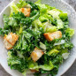 Kale Caesar Salad with Creamy Parmesan Dressing
