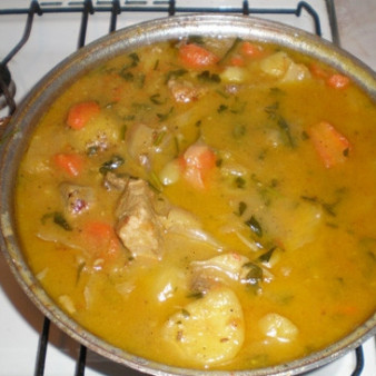 Дамляма из свинины и говядины