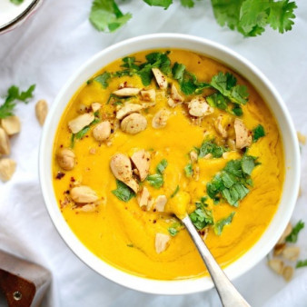 Имбирно-морковный суп-пюре