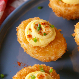 Fried Deviled Eggs