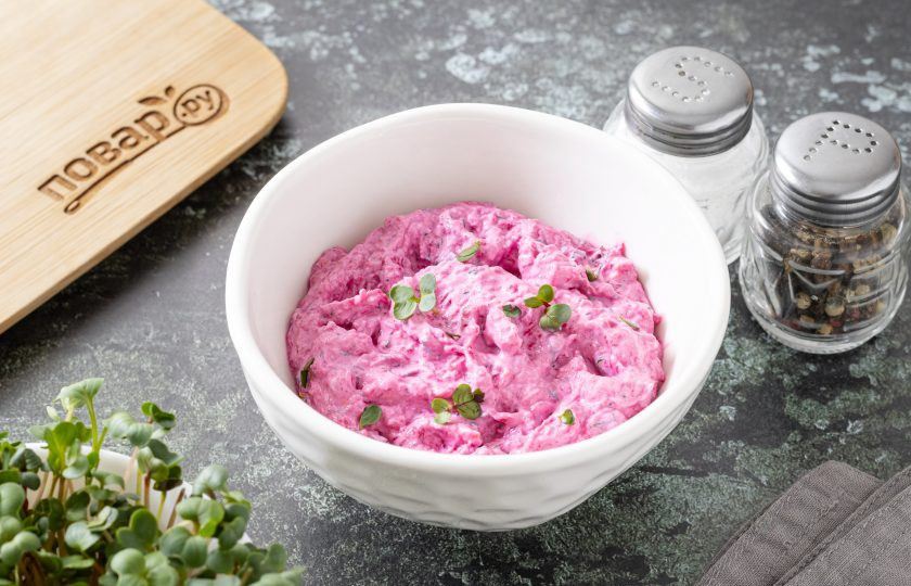 1. Этап. Свекольный дзадзики: Свекольный дзадзики готов, приятного вам аппетита!