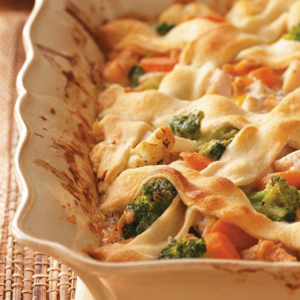 Lattice-Top Chicken Stew