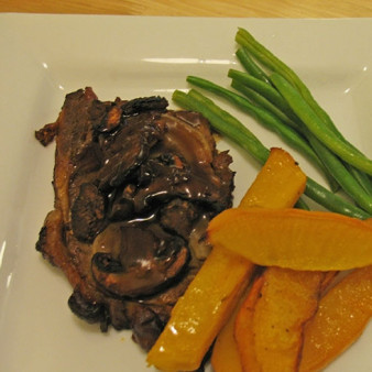 Ромштекс из свинины в духовке