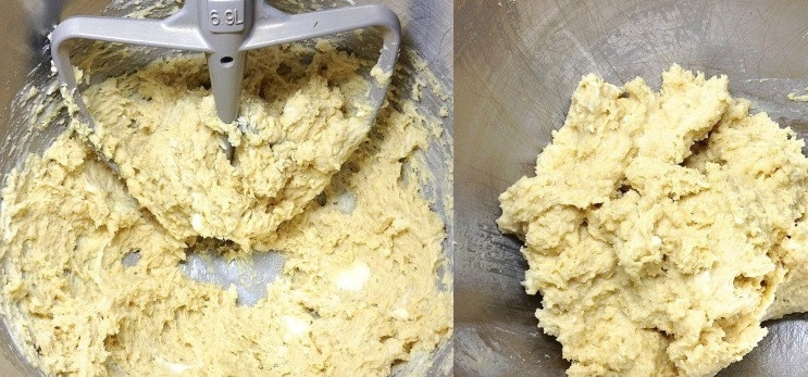 1. Этап. Булочка Бриош: 2. И начните вымешивать тесто.