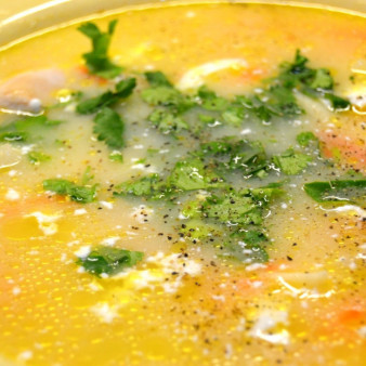 Суп с курицей и вермишелью