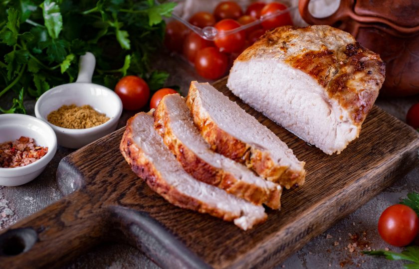 1. Этап. Свинина в аэрогриле: Приятного аппетита!