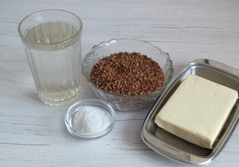 1. Этап. Гречка в пароварке: Подготовьте необходимые ингредиенты.