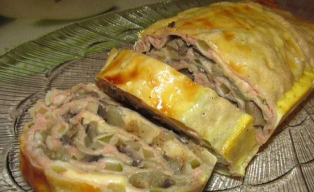 1. Этап. Запеченный лаваш: Приятного аппетита!