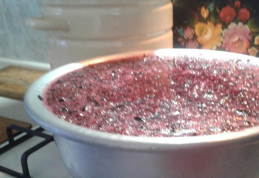 1. Этап. Варенье-желе из крыжовника и смородины: Ставлю на огонь. Караулю. Стараюсь мешать до кипения уже. Иначе 