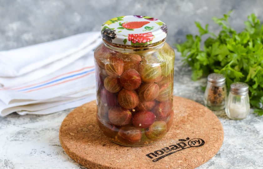 1. Этап. Маринованный крыжовник на зиму: Удачных заготовок!