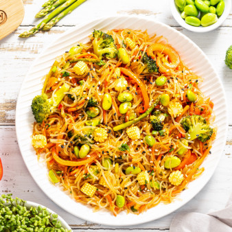 Фунчоза с овощами