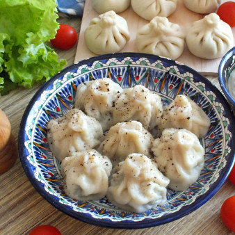 Хинкали с индейкой