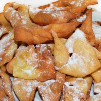 Хворост с водкой