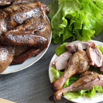 Утка горячего копчения в домашних условиях