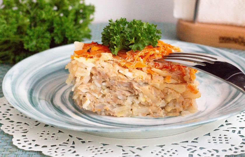 1. Этап. Запеканка А-ля голубцы: Приятного аппетита!