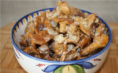 1. Этап. Лисички в сметане в мультиварке: Приятного аппетита!