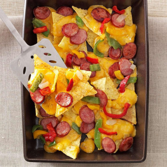 Beer and Brats Nachos