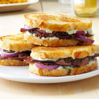 Grilled Beef & Blue Cheese Sandwiches
