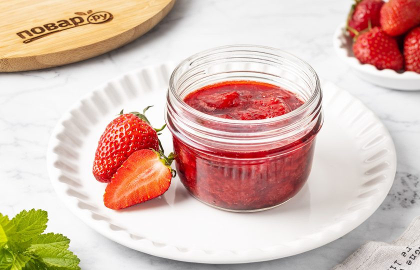 1. Этап. Варенье из клубники со стевией: Варенье из клубники со стевией готово, приятного вам аппетита!