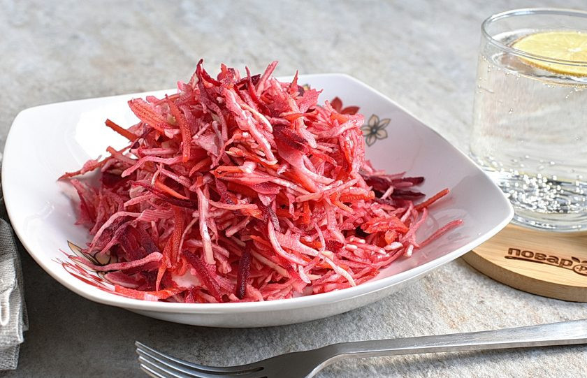 1. Этап. Салат Щетка: Приятного аппетита!