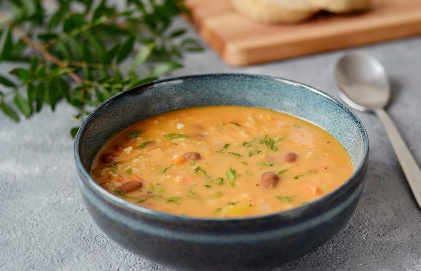 1. Этап. Карибский суп: Карибский суп готов. Приятного аппетита!